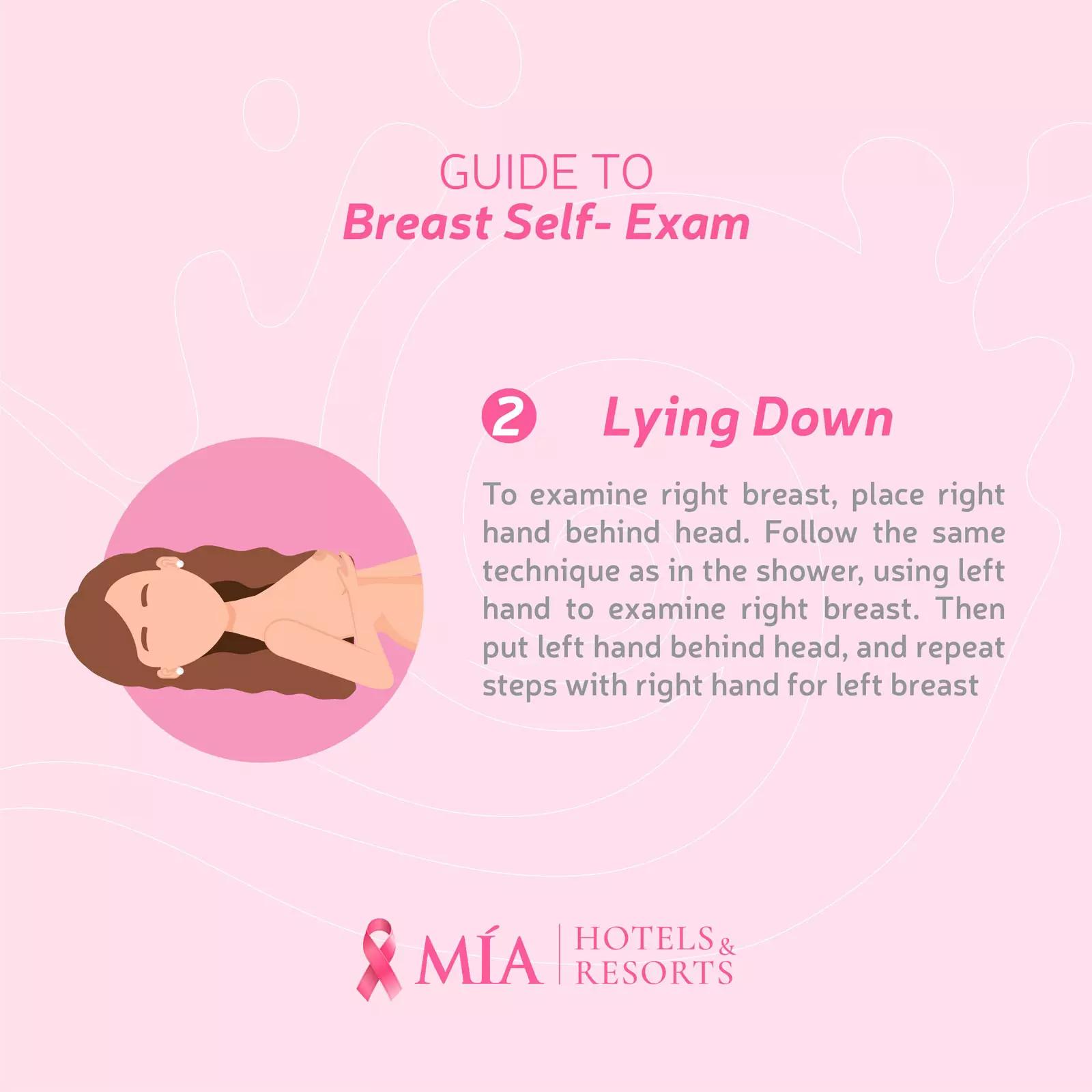 Guide to breast self-exam