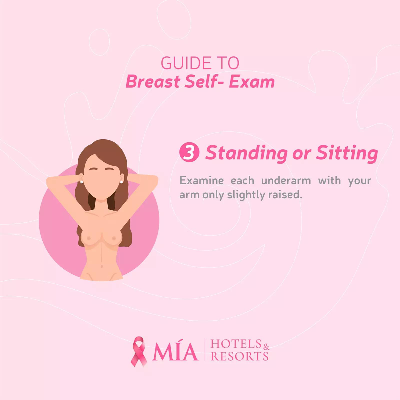 Guide to breast self-exam