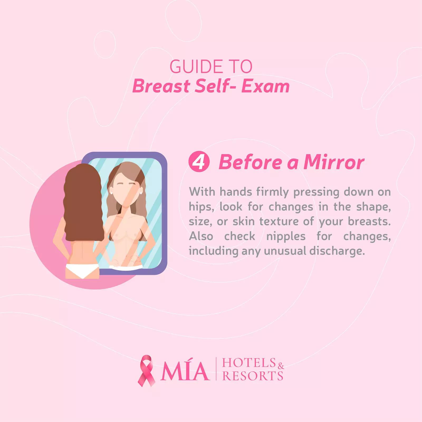 Guide to breast self-exam